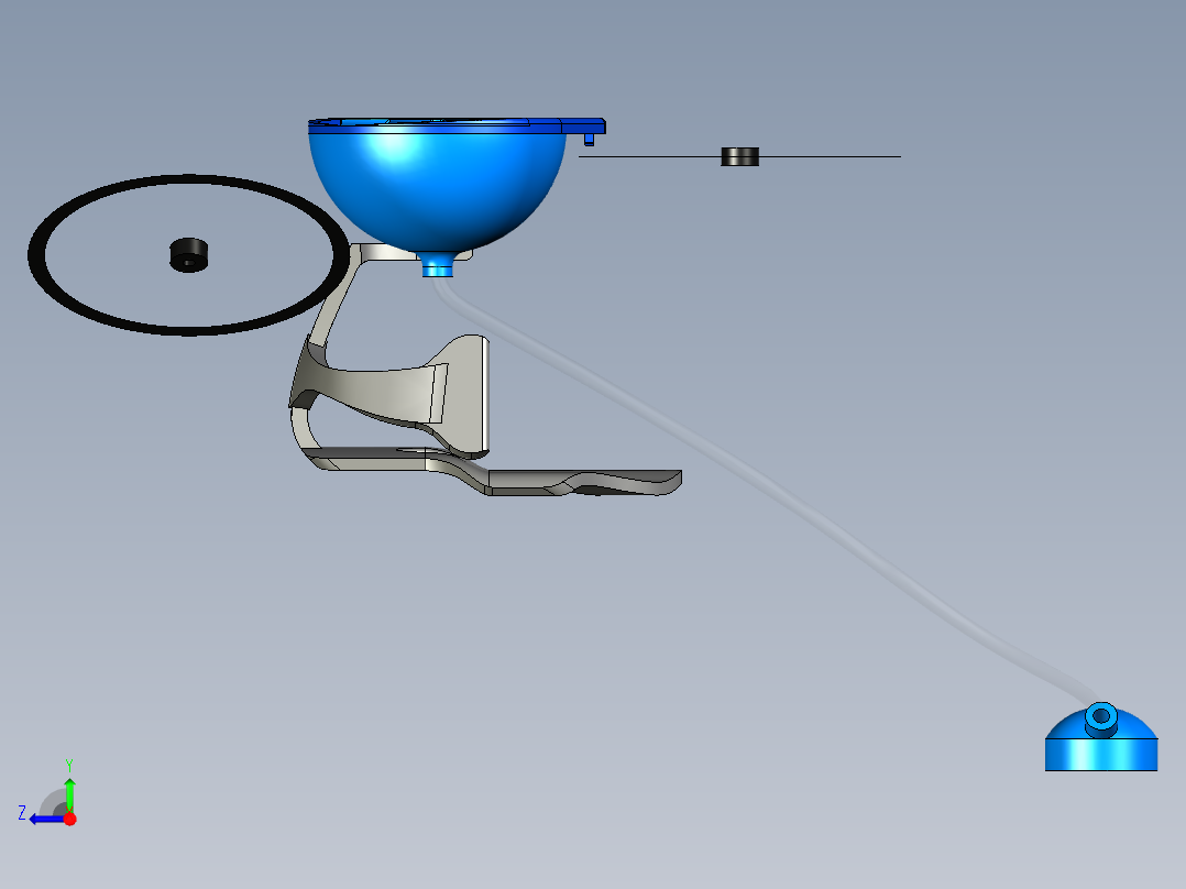 LifeLine四轴无人机3D图纸右视图