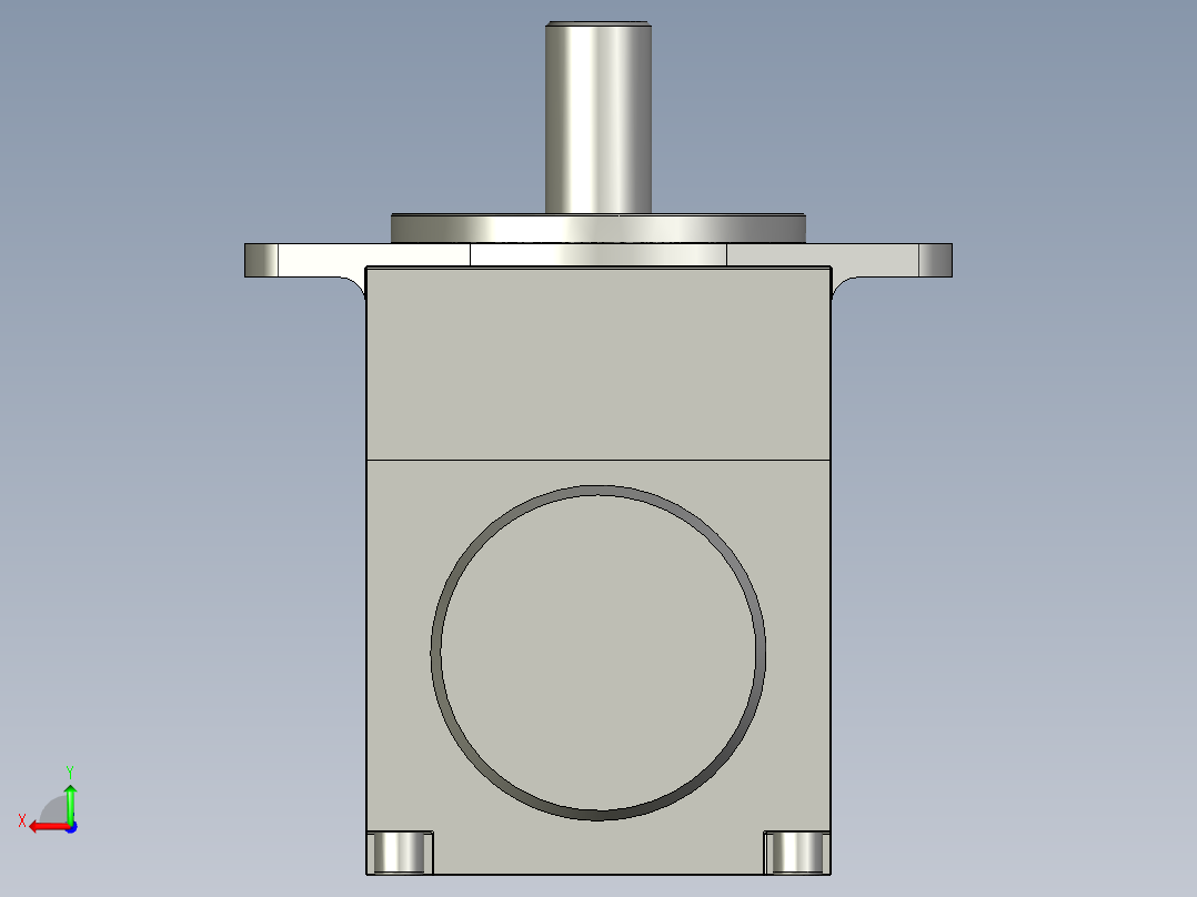 YB-E叶片泵-30V单泵YB-E125LAA后视图