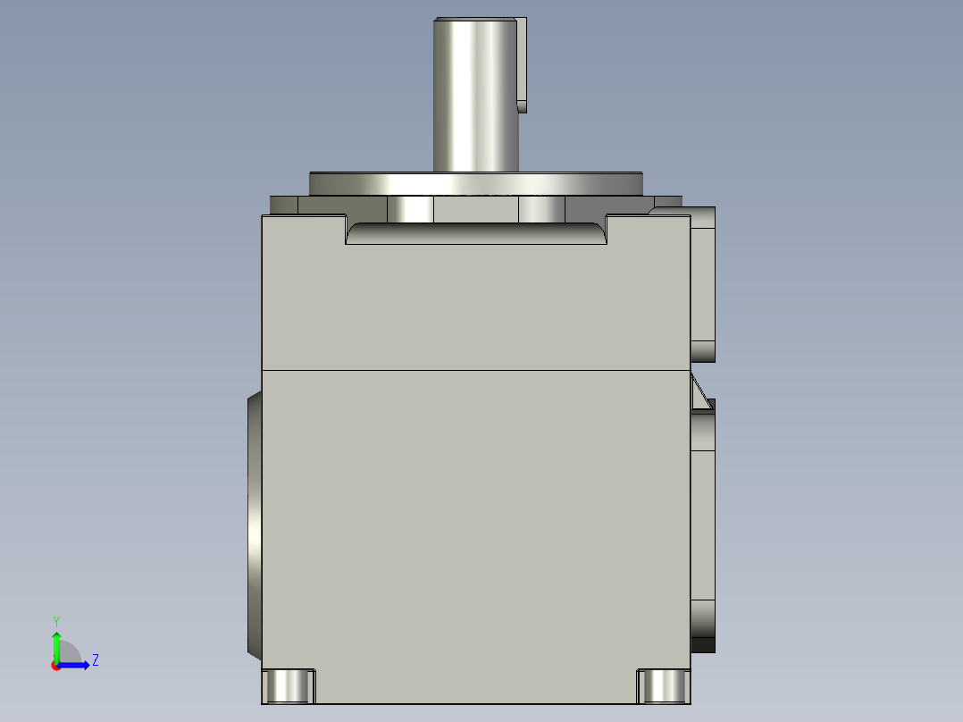 YB-E叶片泵-30V单泵YB-E125LAA左视图