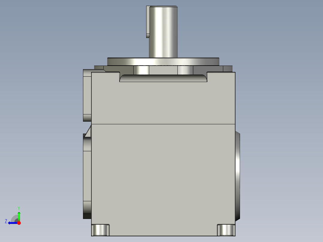 YB-E叶片泵-30V单泵YB-E125LAA右视图