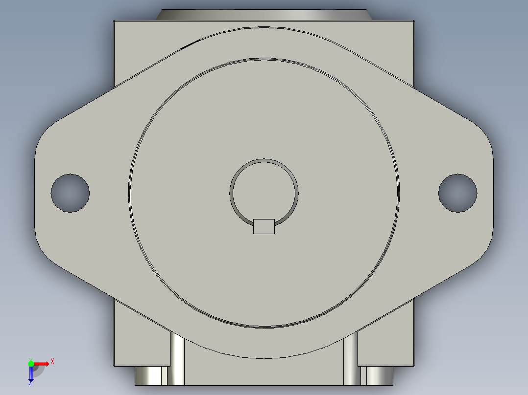 YB-E叶片泵-30V单泵YB-E125LAA俯视图