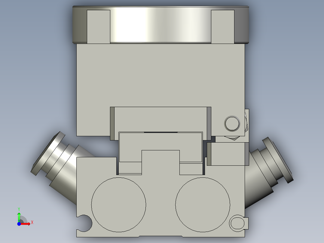 夹爪方案323211前视图