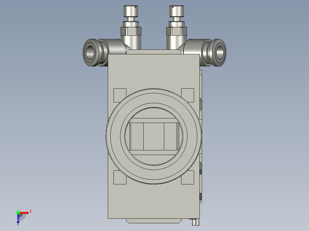 夹爪方案323211俯视图