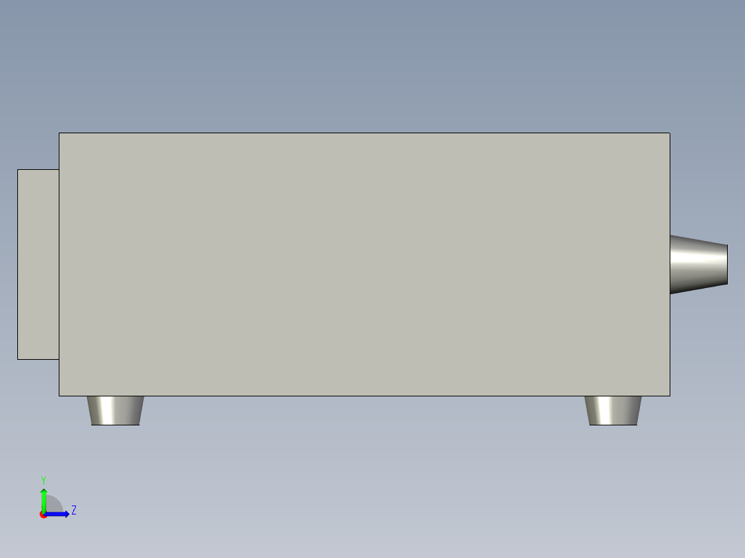 PS1C-3624-4产品安装尺寸图(AV11)-光源控制器-欧姆龙采购左视图