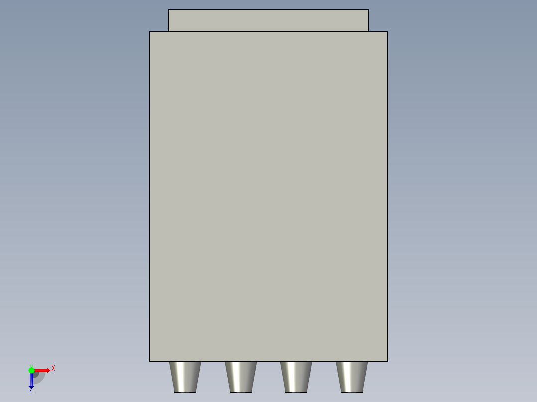 PS1C-3624-4产品安装尺寸图(AV11)-光源控制器-欧姆龙采购俯视图