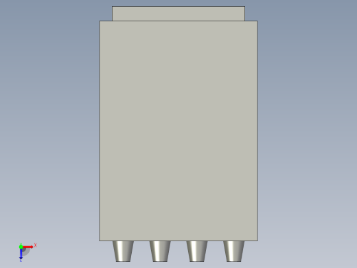 PS1C-3624-4产品安装尺寸图(AV11)-光源控制器-欧姆龙采购俯视缩略图
