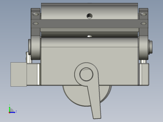 A25-TB-02-贴上表面送膜张紧轮固定SLD1SM左视缩略图