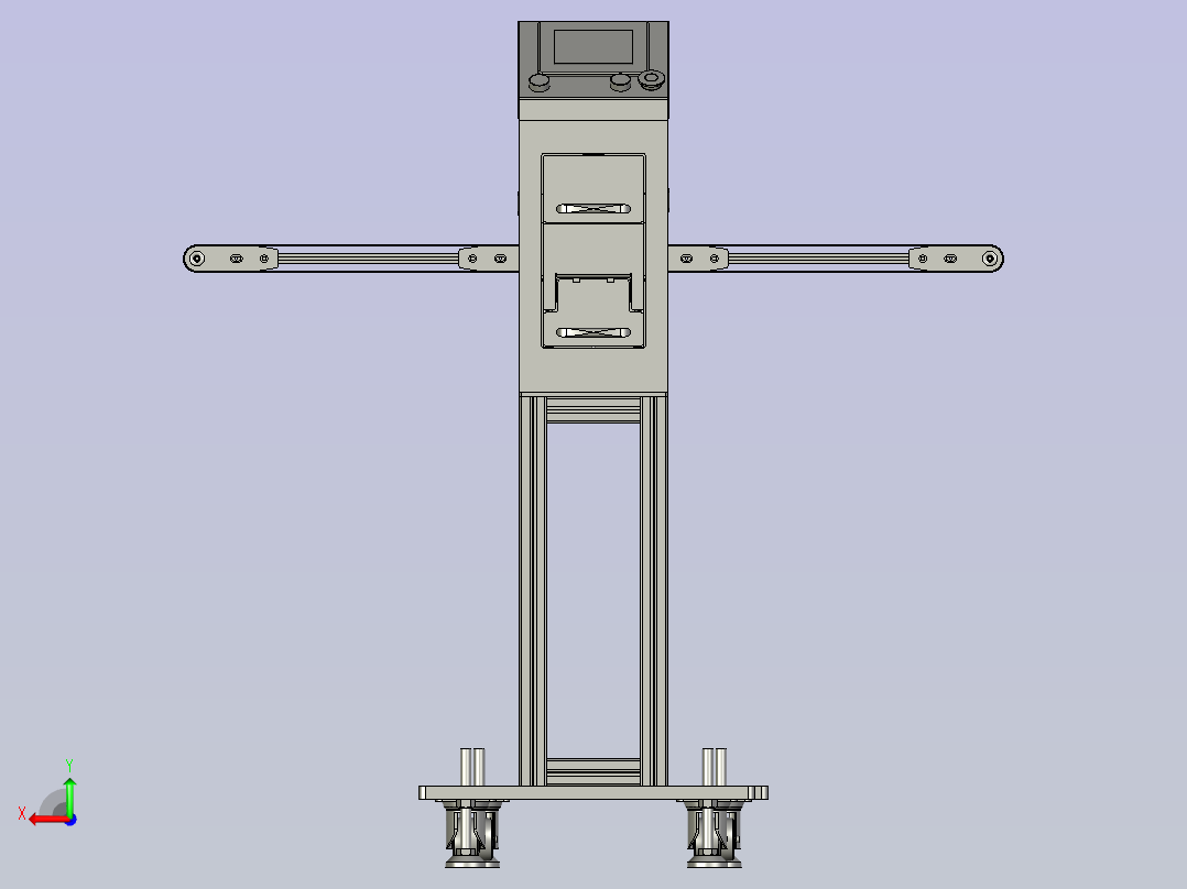 23LM012面板清洁机后视图