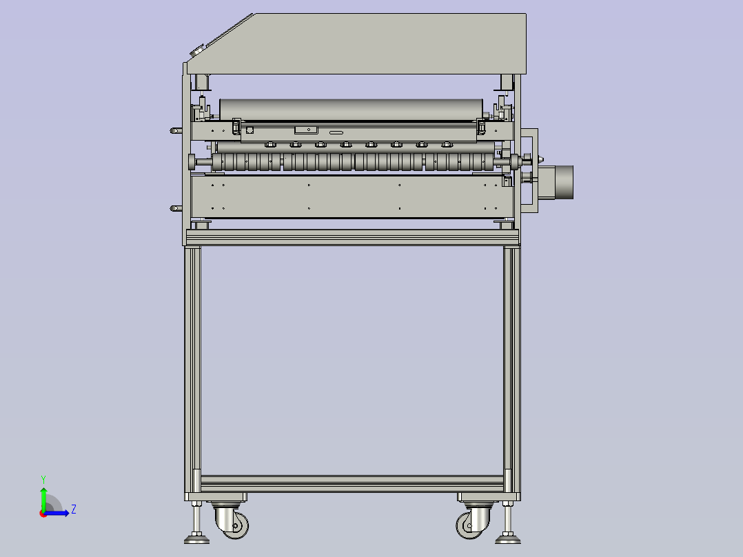 23LM012面板清洁机左视图