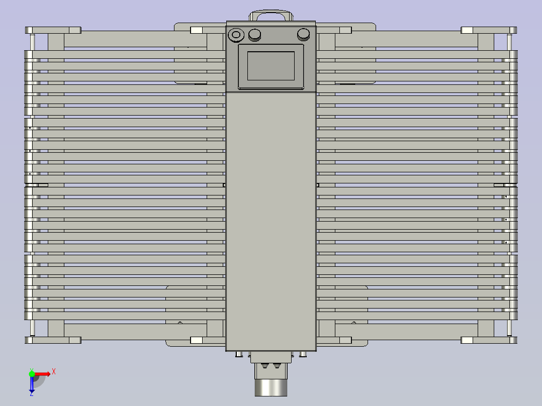 23LM012面板清洁机俯视图