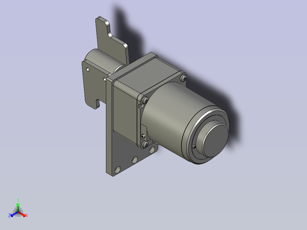 中节离心机拨料组件主视图