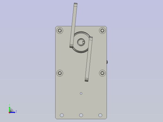 中节离心机拨料组件左视缩略图