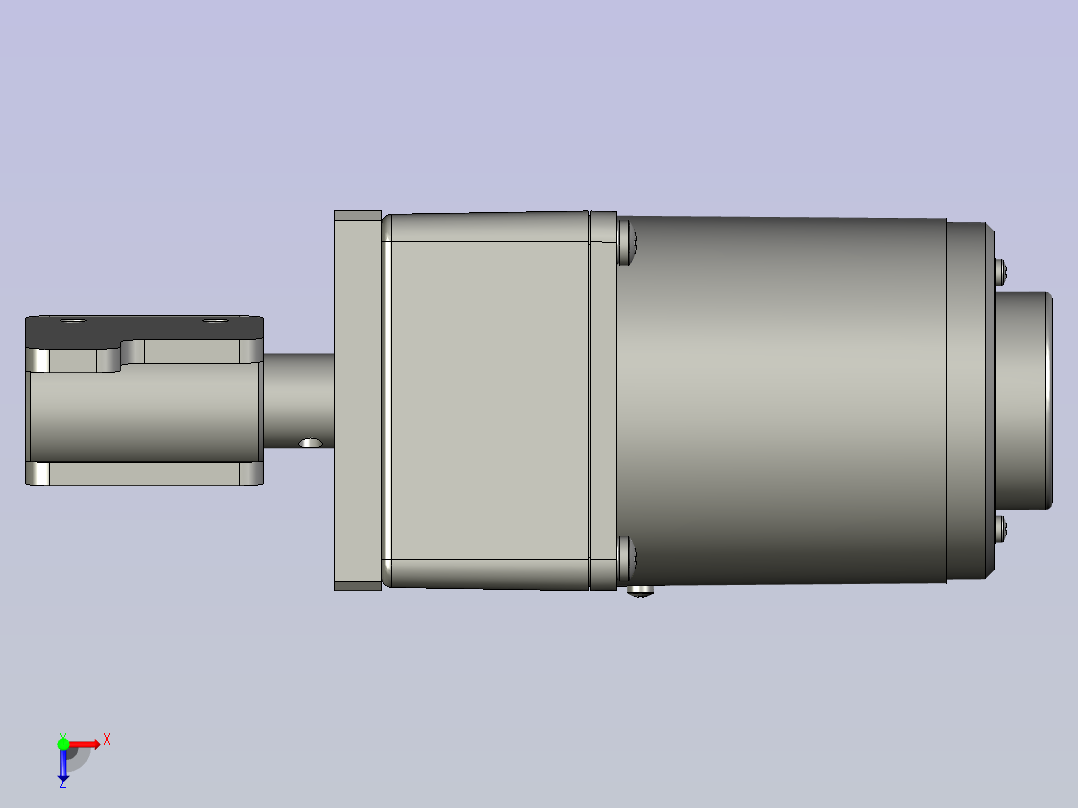 中节离心机拨料组件俯视图