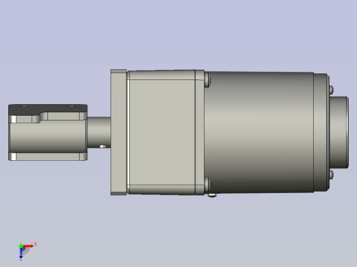 中节离心机拨料组件俯视缩略图
