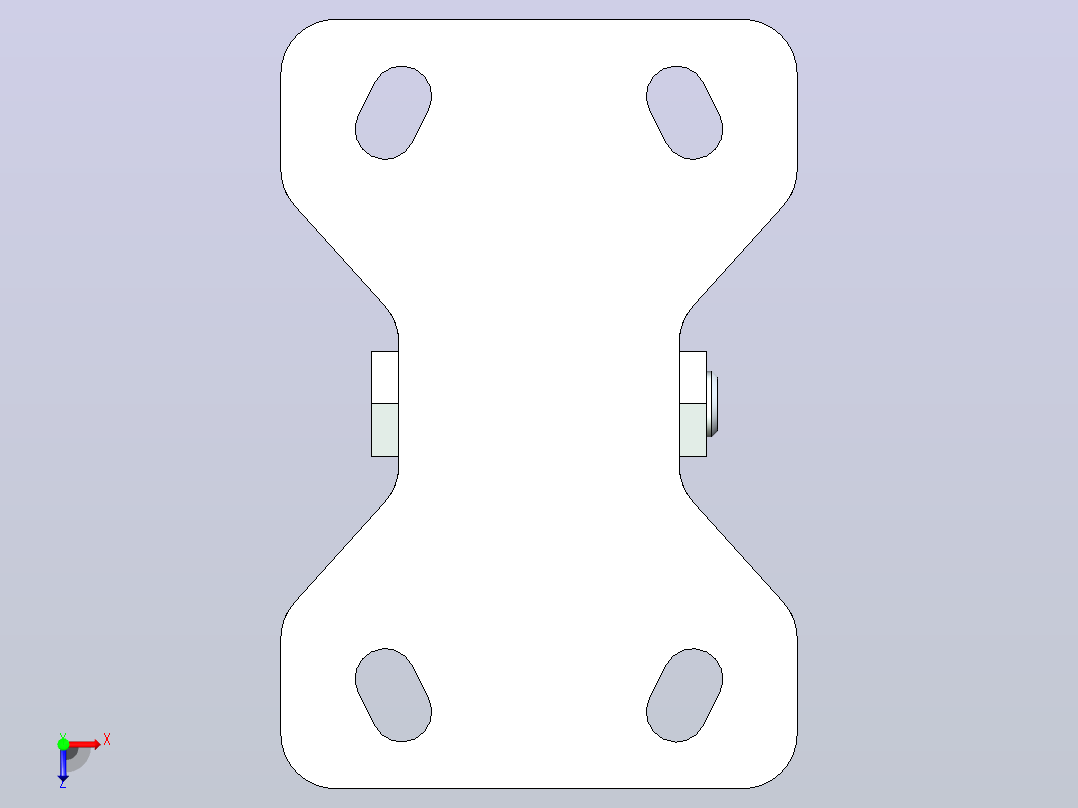 脚轮CLB01-D130-UC俯视图