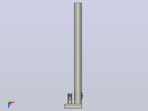 日规模组半封闭丝杆TPA-HNR-65S-1610C-L750-ML-C-P10-N3俯视缩略图