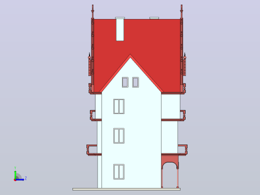 住宅模型11左视缩略图