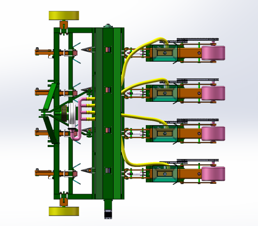 气压式玉米播种机（SW+CAD+原理说明）缩略图