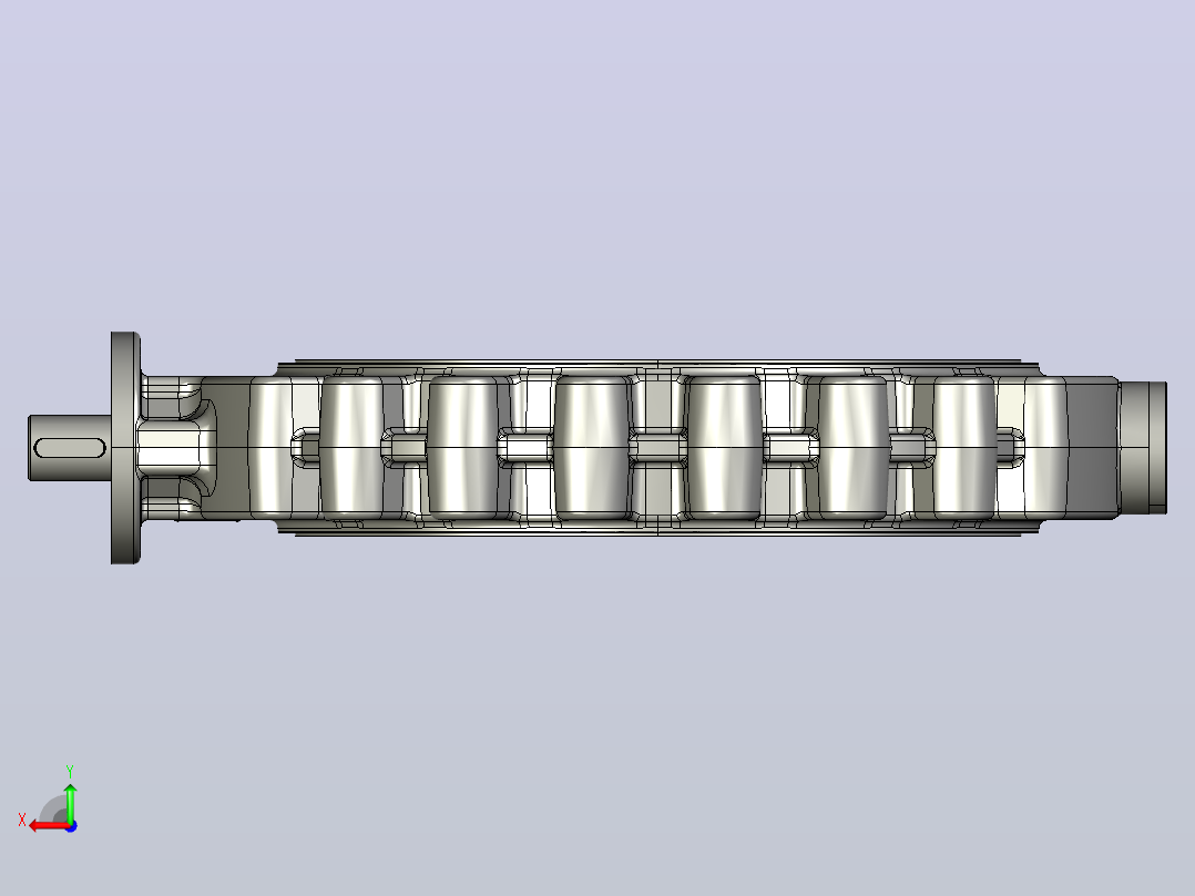 蝶阀DN600 150LB后视图