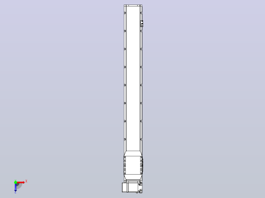 机器人皮带驱动直线轴TPA-GCB-150-P80-L1150-LP-M75-N3俯视缩略图