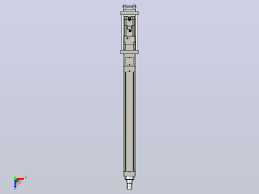 轻载电动缸TPA-ESR80-2510C-L600-M-CB-W-P75-JX-C3俯视缩略图