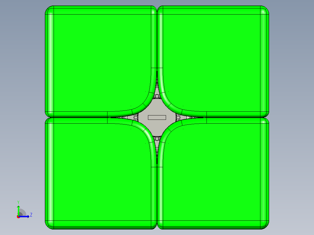 2X2速度立方体左视图