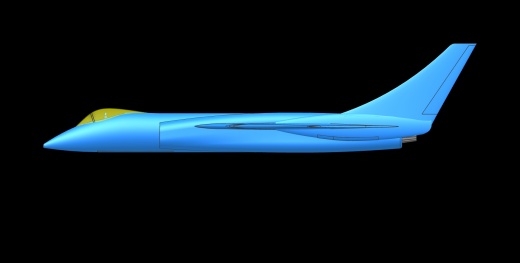 沃特F7U-3弯刀飞机实体装配模型(Alibre)缩略图