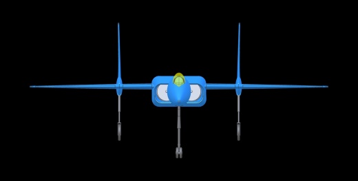 沃特F7U-3弯刀飞机实体装配模型(Alibre)缩略图