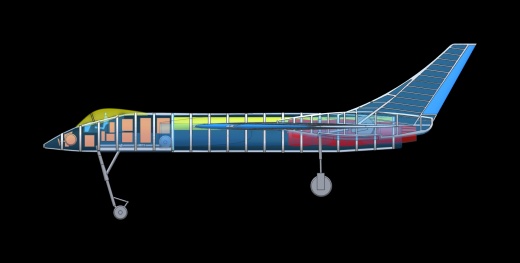 沃特F7U-3弯刀飞机实体装配模型(Alibre)缩略图