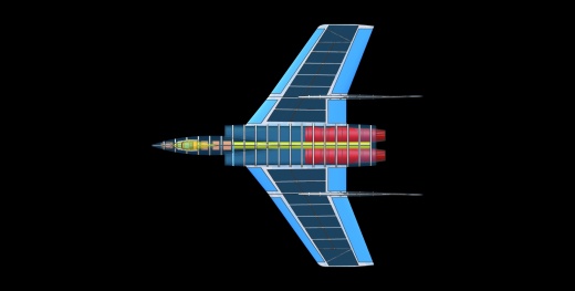 沃特F7U-3弯刀飞机实体装配模型(Alibre)缩略图