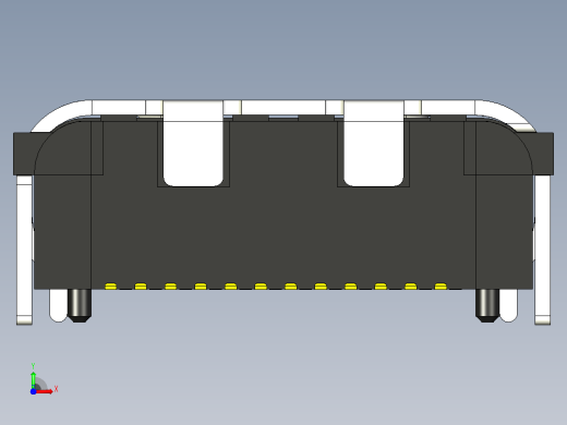 USB类型C smd 24 p 16前视缩略图