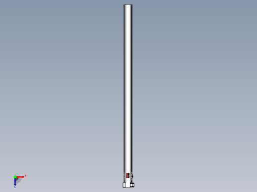 皮带直线轴半封闭可选导轨TPA-HNB-120D-110-L2300-LP-Y-P40-N3俯视缩略图