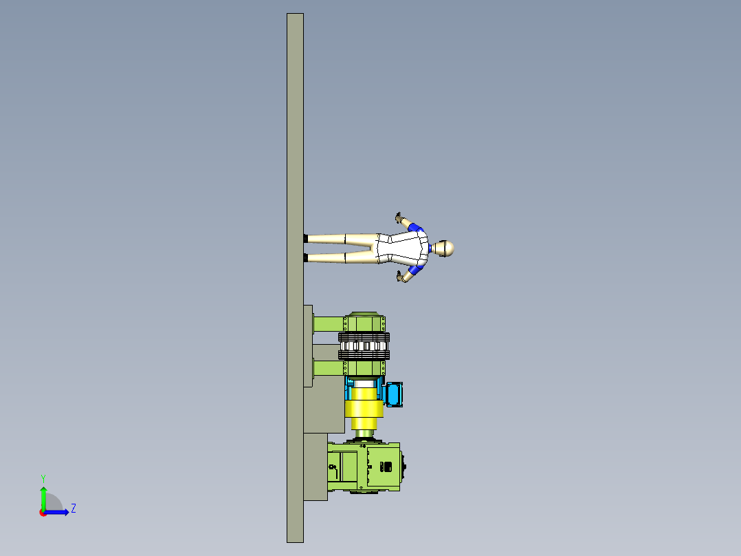 Galle重链输送线左视图