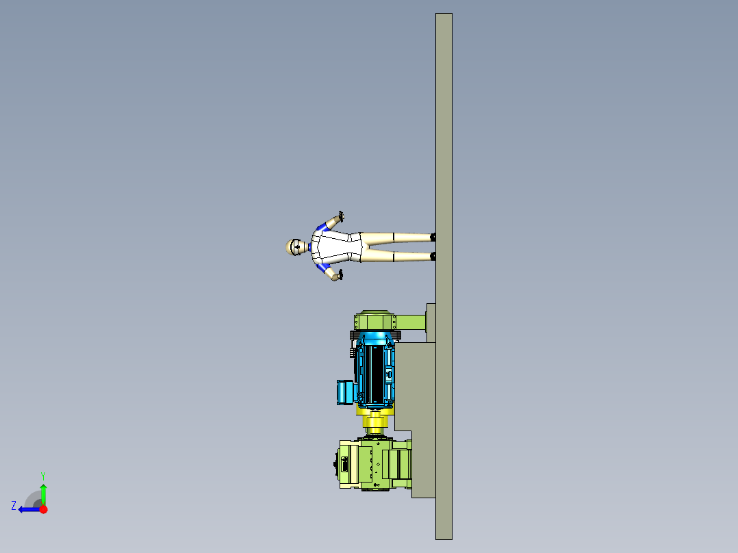 Galle重链输送线右视图