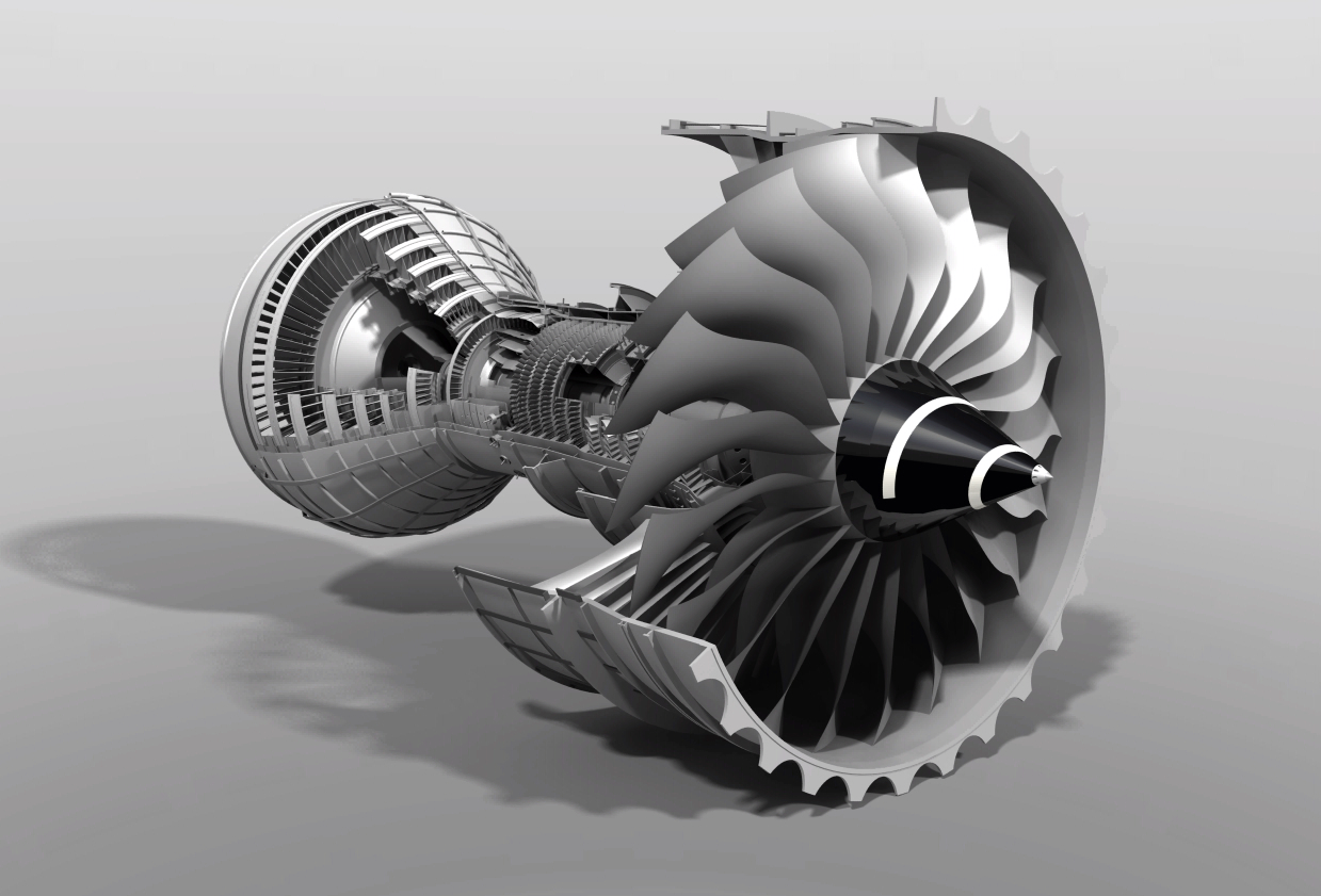 三转子涡扇发动机（劳斯莱斯特伦特1000） triple-spool-high-bypass-turbofan-rolls-royce-trent-1000.snapshot.76