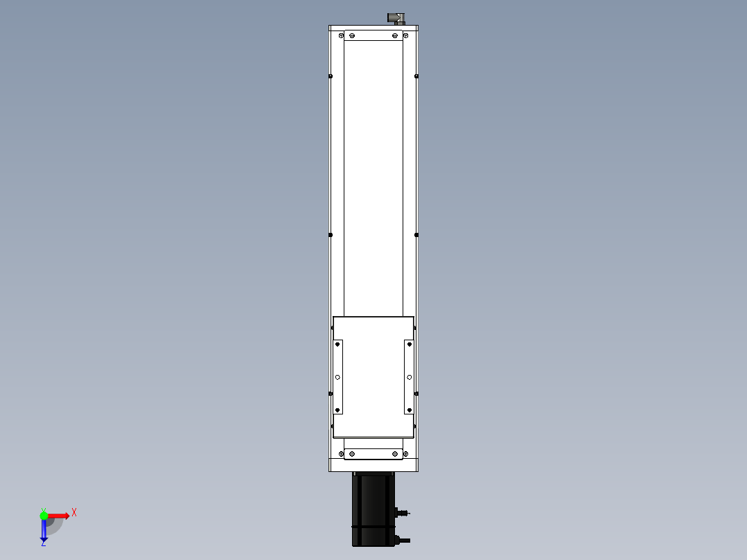 Toyo东佑达直线模组-ECH17-500-BC-750W-A2俯视图