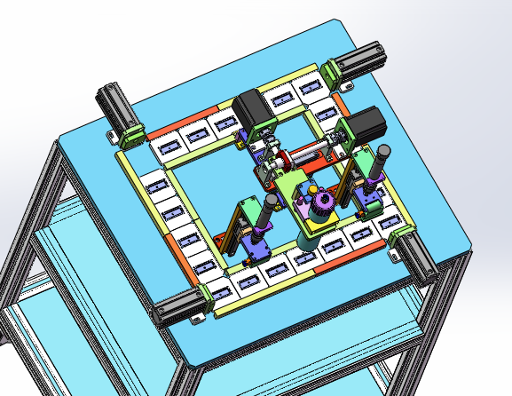 2022.06月-电阻片自动点胶机（sw20可编辑+cad）