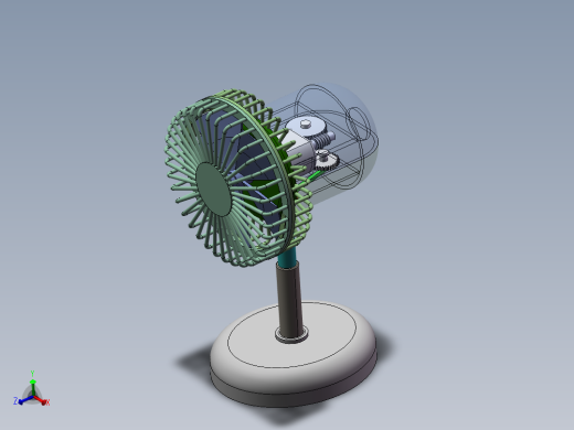 风扇三维图