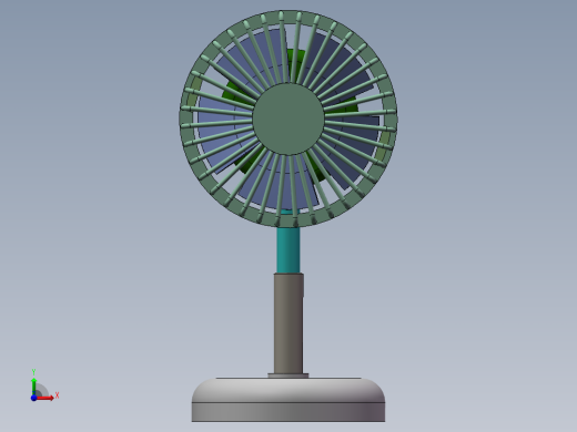 风扇三维图前视缩略图