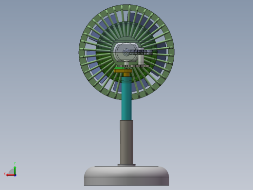 风扇三维图后视缩略图