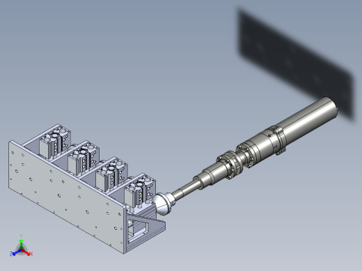 25自动换批头装置正等轴测缩略图