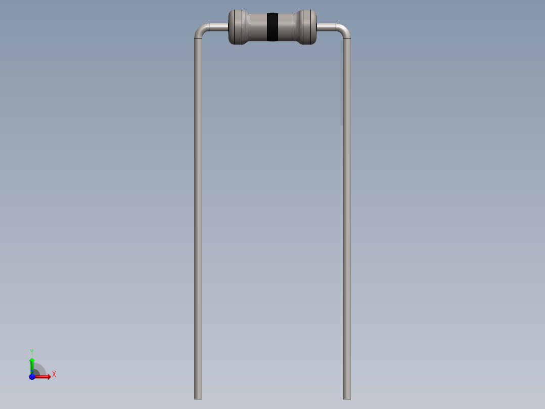 电容器 二极管 电阻器-Resistor 0 Ohm前视图