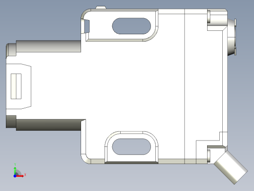 基恩士PZ-G51B_52B-R_kc图纸模型前视缩略图