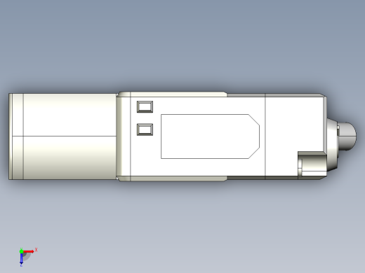 基恩士PZ-G51B_52B-R_kc图纸模型俯视缩略图