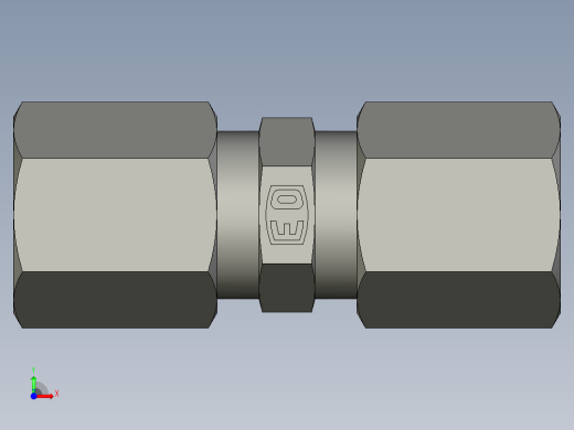 卡套式工业通用硬管接头EO Union G06ZLCF前视缩略图