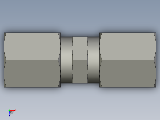 卡套式工业通用硬管接头EO Union G06ZLCF俯视缩略图