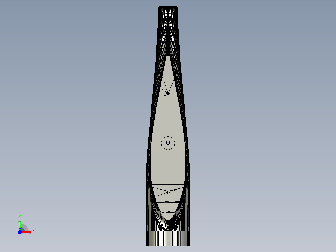RC2M滑翔机前视图