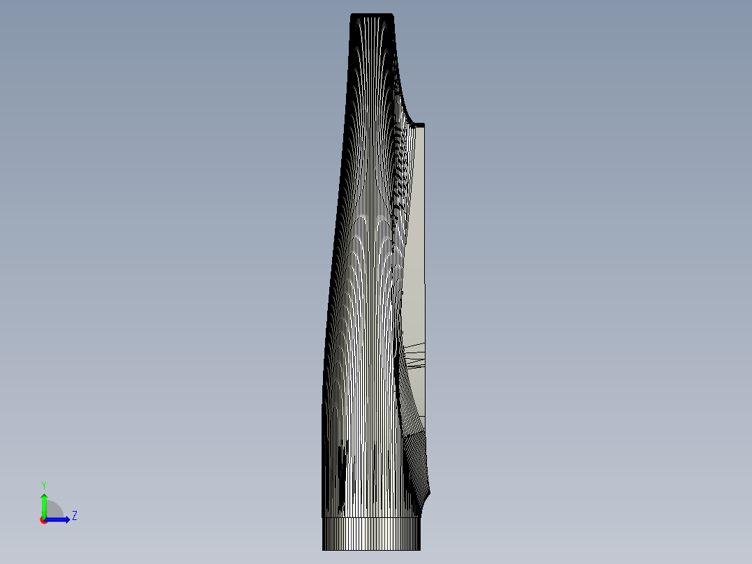 RC2M滑翔机左视图