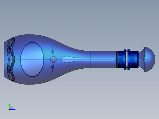 梦之蓝瓶子三维左视缩略图