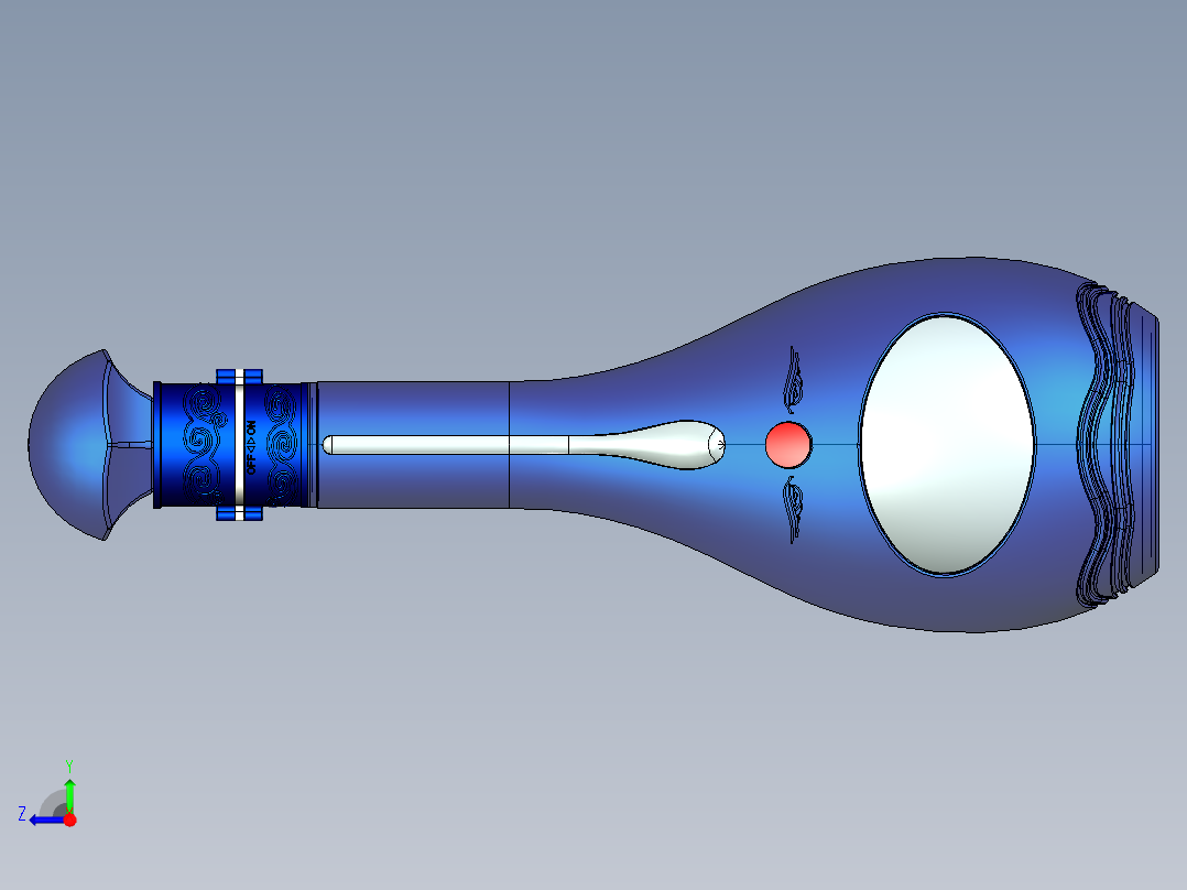 梦之蓝瓶子三维右视图